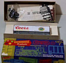 HO Roundhouse Billboard Reefer Car Adolph Coors Beer Golden Colorado ADCX 5425