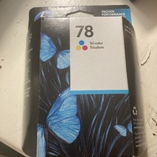 Genuine OEM Factory Sealed HP 78 Tri-Color Inkjet Cartridges Expired 03/2022