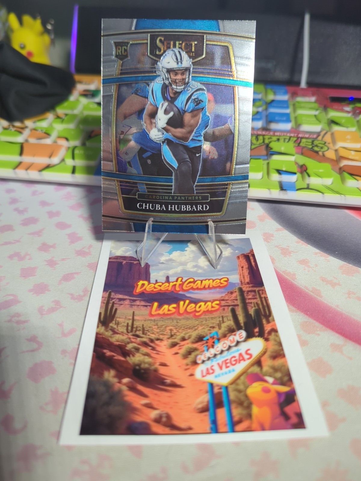 2021 Panini Select - Concourse Chuba Hubbard #76 Silver (RC)