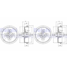 Tambour de frein Audi 200