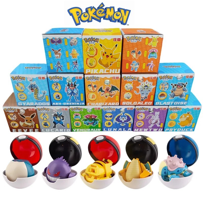 Pokeball with Transforming Pokemon -9 Styles Available