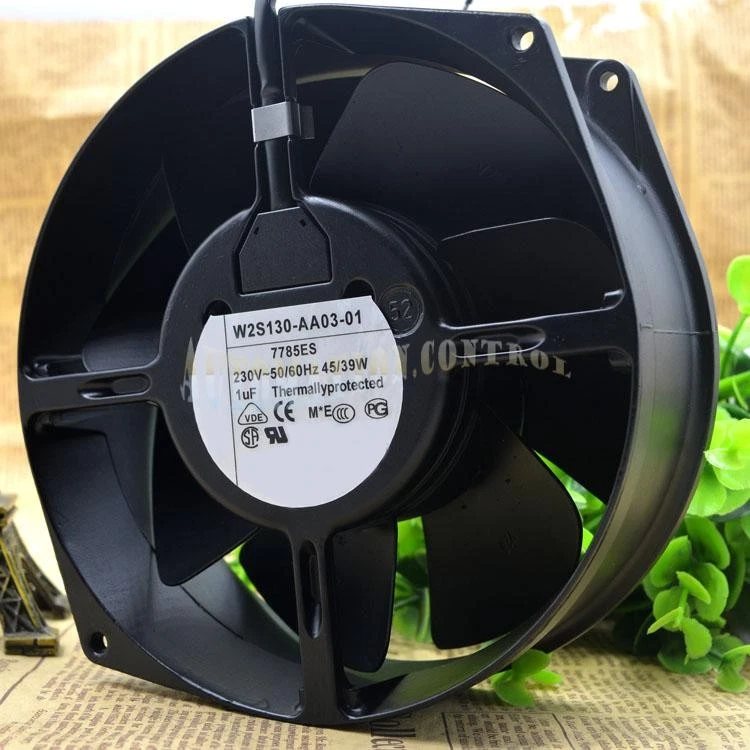 Für W2S130-AA03-01 230V 45W 2800RPM V3F25 Axial Flow Lüfter 2-Draht