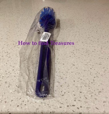 RZ) BRAND NEW TUPPERWARE ECO BOTTLE BRUSH CLEANING BRUSH BLUE