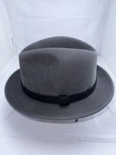 Vintage Royal Stetson Nickel Fur Felt Fedora Hat Mens 7 1/8 57 John B Stetson Co