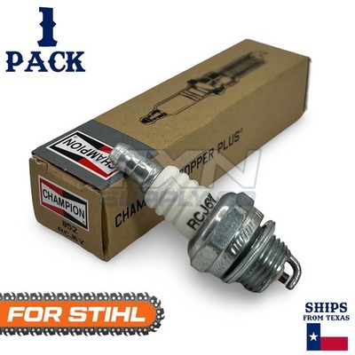 1 Pack Champion Spark Plug - For 029 STIHL Chainsaw | eBay