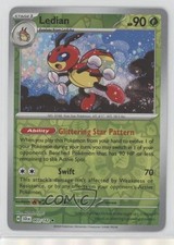 Ledian Reverse Foil Pokemon SV07: Stellar Crown SCR #003