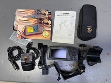 Garmin GPSMAP 295 Aviation Bundle Mag Antenna, Manual, Cords Tested, Working