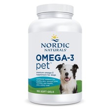 Nordic Naturals Omega-3 Pet, Unflavored - 180 Soft Gels 180 Count Pack of 1 
