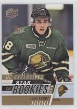 2017-18 Upper Deck CHL Star Rookies Exclusives /100 Liam Foudy #363 0ol6
