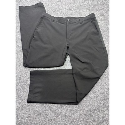 The North Face Mens Black Softshell Hiking Pants Articulated Knee Size 38