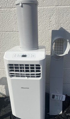 Hisense5000 BTU DOE 115-Volt Vented SmallRoom Portable Air Conditioner Rem...