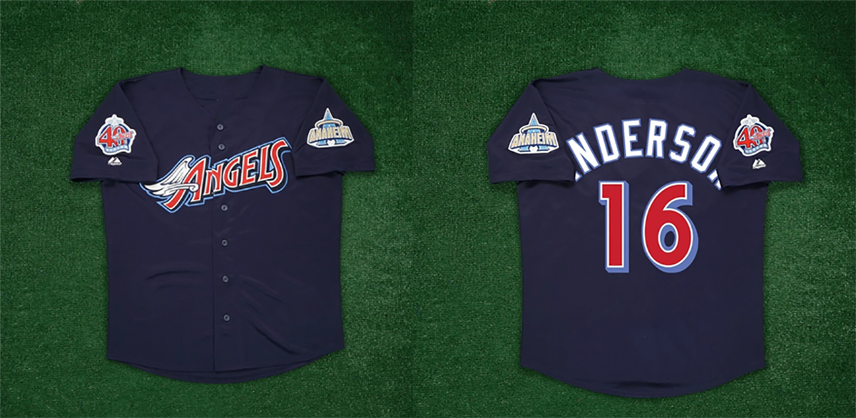 Reprint Garret Anderson Baseball Jersey Polyester S-6XL Unisex Men