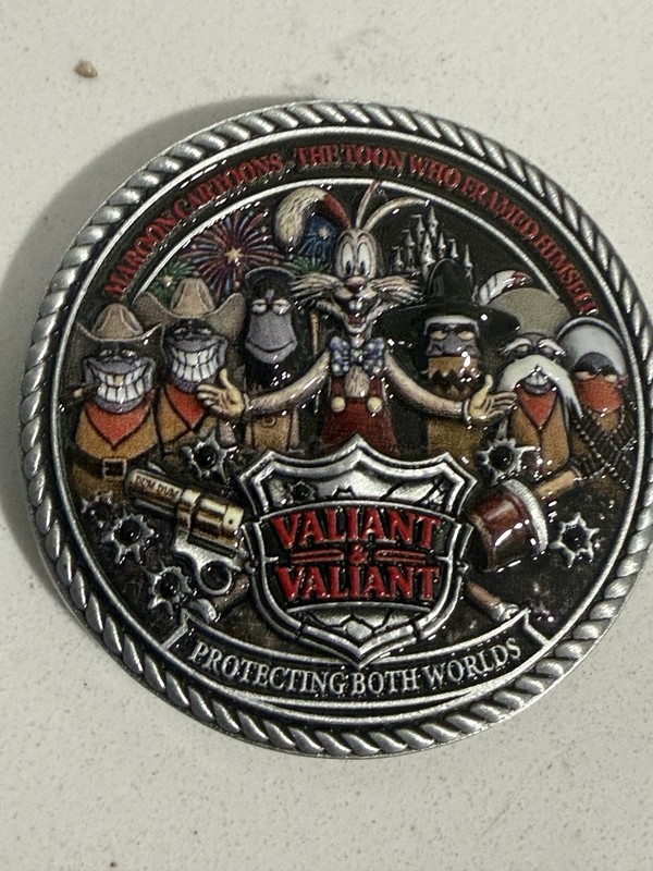 Disney Security Roger Rabbit Challenge Coin