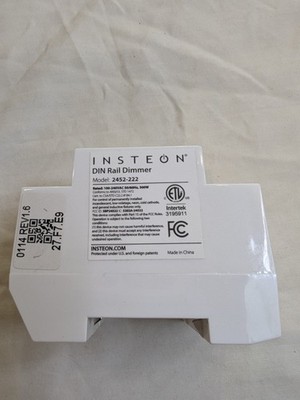 Insteon DIN Rail Dimmer Module (Model 2452-222) - Open Box, Used