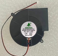 1 PCS FONSONING Fan FSY9733B24H  24V 0.30A 9.7cm 2 wire turbo blower cooling fan