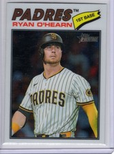 2026 Topps Heritage Chrome #215 Ryan O'Hearn PADRES