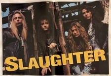 Slaughter Band Poster Rock & Pop Music Memorabilia Collectible 1992