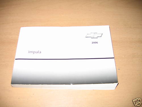 Chevrolet Impala 2006 dueño manual dueño - Imagen 1 de 1