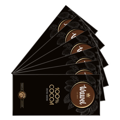 6 x Wawel Extra Dark Chocolate 100% Cocoa 6 x 80g - 480g / 17oz