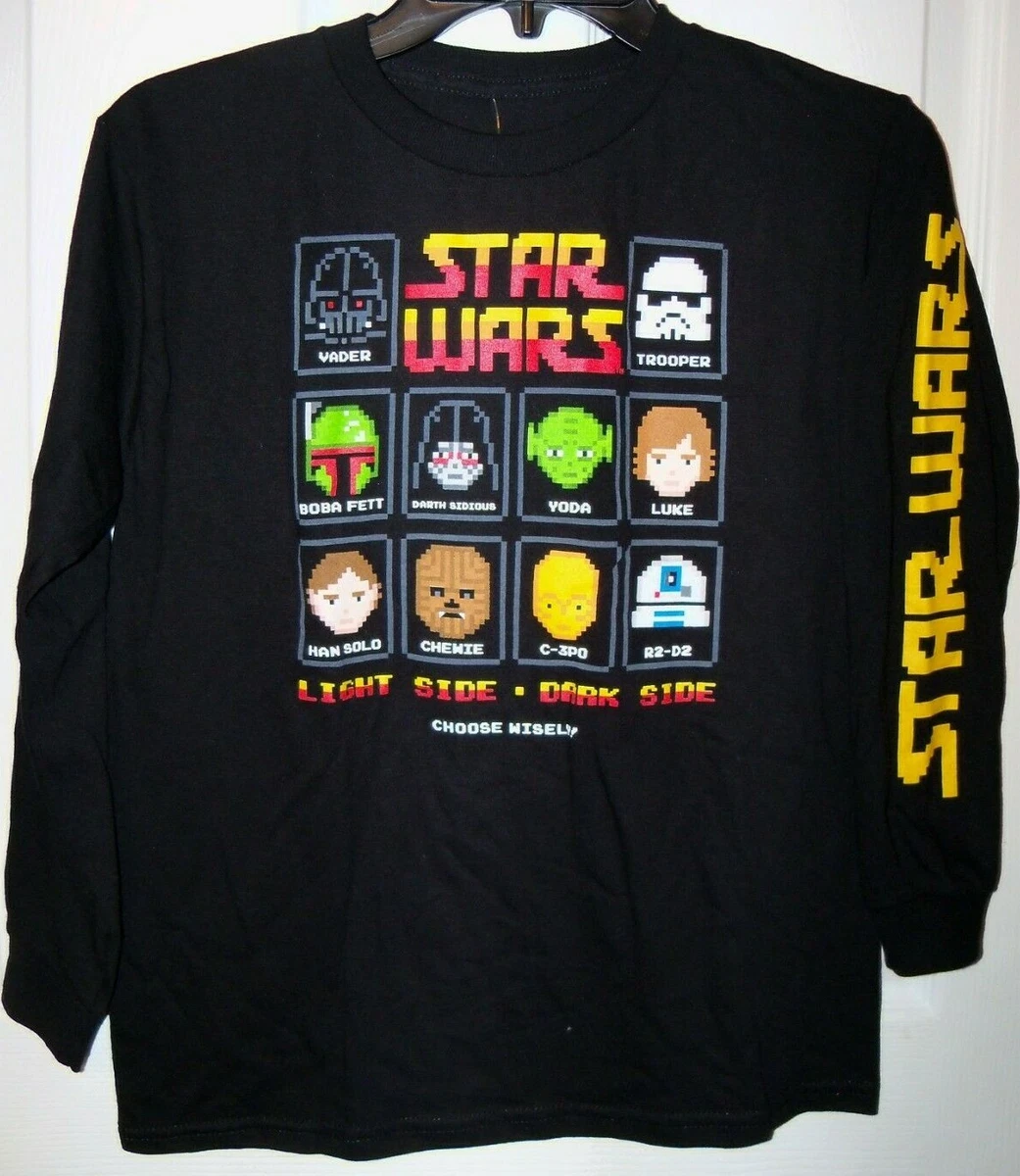 T-shirt Manches Longues Star Wars Pour Garçon - Taille 14-16 Ans - Neuf Avec étiquettes - Modèle R&G