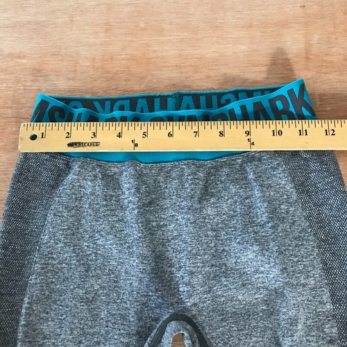 Leggings Gymshark Flex Cintura Alta Mujer S Gris Elastizados Atletismo Yoga - Imagen 8 de 11