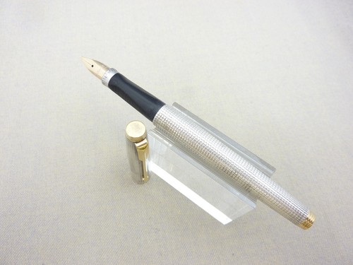 1965er Parker 75 Cicelé Sterling Silber Silver FÜLLER M 14K 585er Goldfeder -RAR - Bild 13 von 16