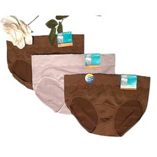 Vanity Fair No Pinch No Show Seamless Hip Brief 3 Pack 7/L NB16 