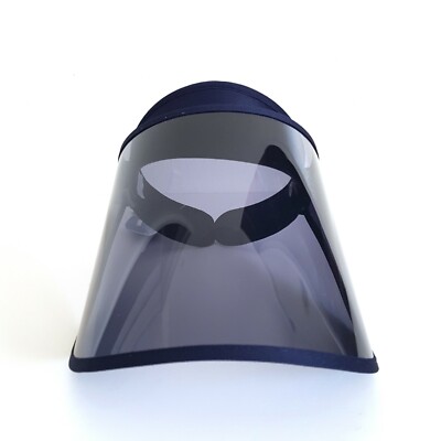 UV Protection Outdoor Beach Prism Strong Sun Visor Cap Clear