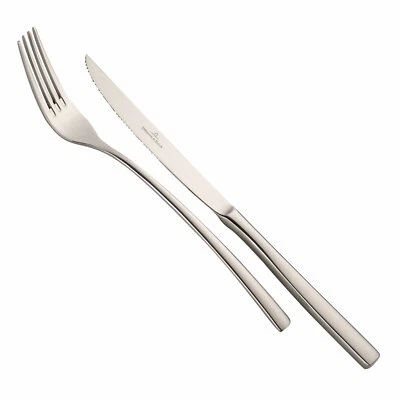 Posate da bistecca Villeroy & Boch Piemonte 12 pezzi Acciaio inox 18/10 1° scelta