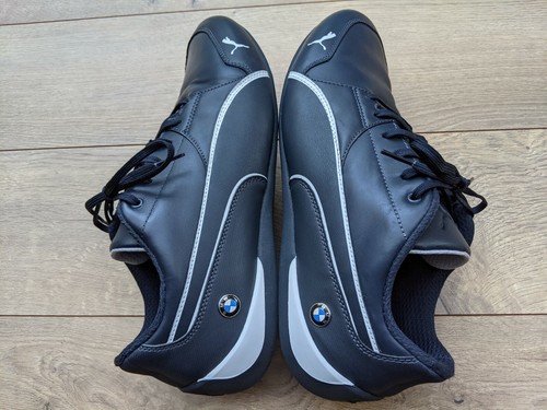 Men's 2017 PUMA BMW MS Drift Cat 7 Navy Blue Leather Driving Shoes Size  11.5 | eBay