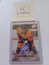 Gabriel Bourque Signed Young Guns Signature Autograph Predators Rookie Auto Coa