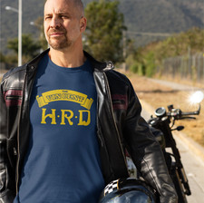 Retro Vintage Classic The Vincent HRD Motorcycle Logo Premium Biker T-shirt