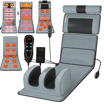 6 Typs Electric Massage Mat Full Body Heating Vibration Pad Neck Foot Massage