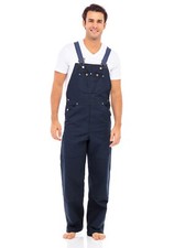 Men's Duck Bib Overall Dungarees Multi Pocket Work  Durable Relaxed Fit