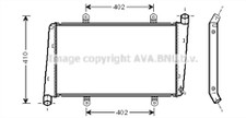 OE SPEC AVA RADIATOR FOR VOLVO S40 I (1996) S40 2.0 T4
