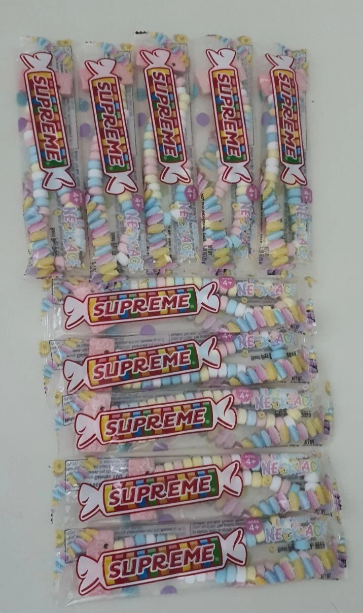 10x SS22 Supreme Candy Collier 10 x 25g Paquets de Colliers Accessoire
