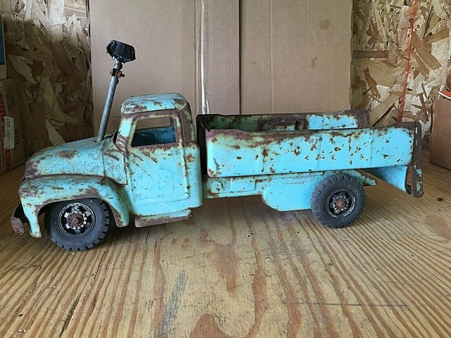 BUDDY L SIT-N-RIDE TOW TRUCK FOR RESTORATION OR PARTS HEAVY USE NO BOOM OR SEAT | eBay
