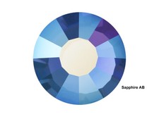 Sapphire AB, Preciosa Genuine Czech Viva Chaton Rose Flatback Rhinestones,Viva12