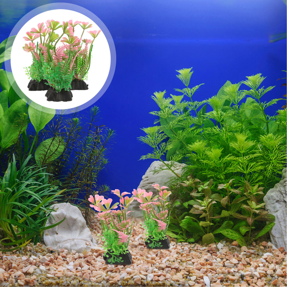 10Pcs Artificial Aquarium Plants for Betta Fish Tank Decor eBay