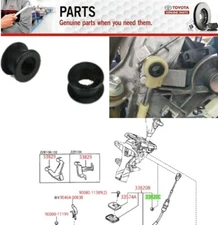 2 Set Genuine Toyota 03-08 Corolla  OEM Shifter Cable Bushing 33835-08010