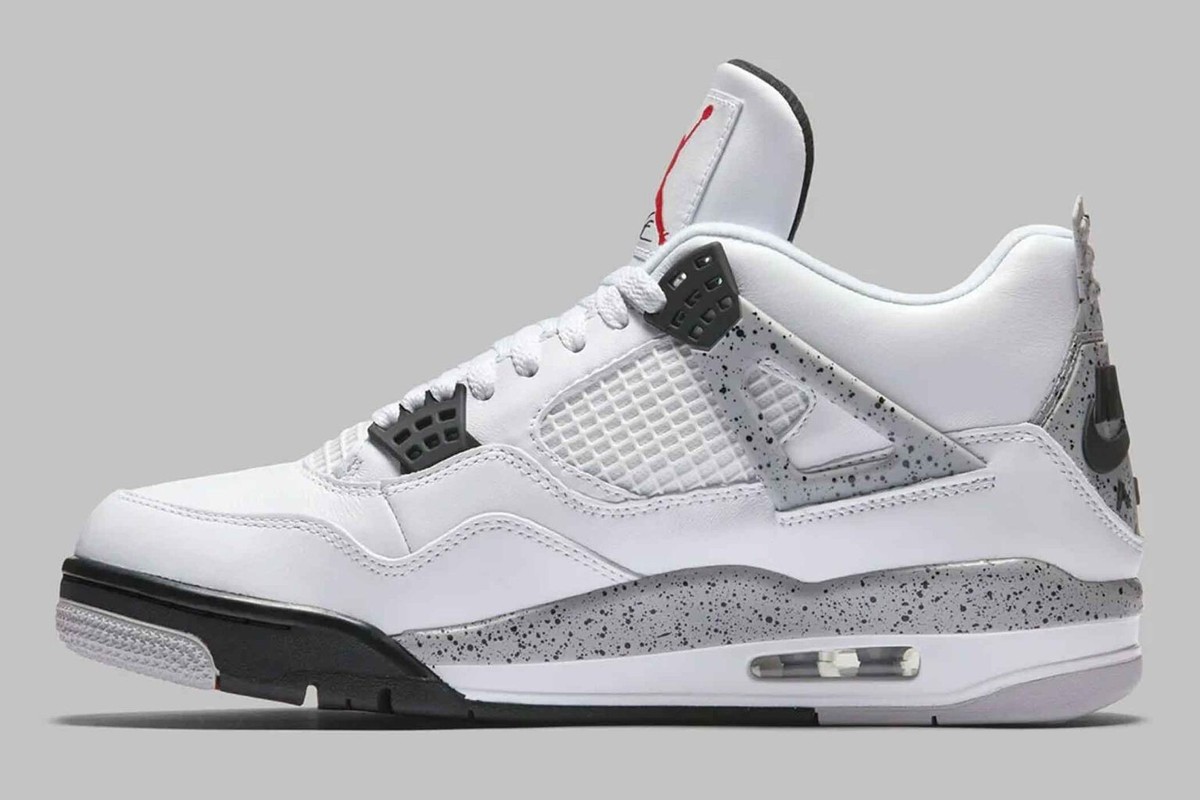 靴 jordan4 BG CEMENT Air Jordan 4 Retro SE 
