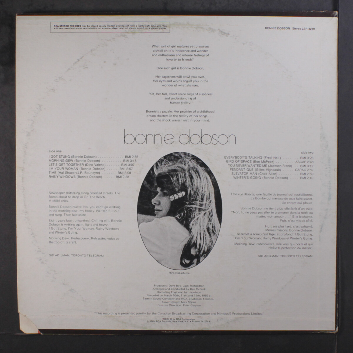 洋楽 BONNIE DOBSON bonnie dobson - morning dew - YouTube