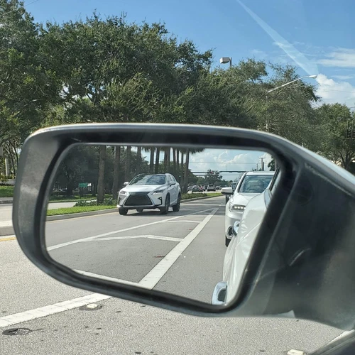 Left Driver Side Mirror Glass Wide Angle Heated For Nissan Altima 2013-2018 LH