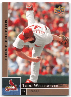 2009 Upper Deck First Edition #270 Todd Wellemeyer St. Louis Cardinals ...