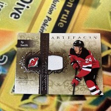 2021-22 Treasured Swatches Ty Smith Jersey 1 color New Jersey Devils #TS-SM