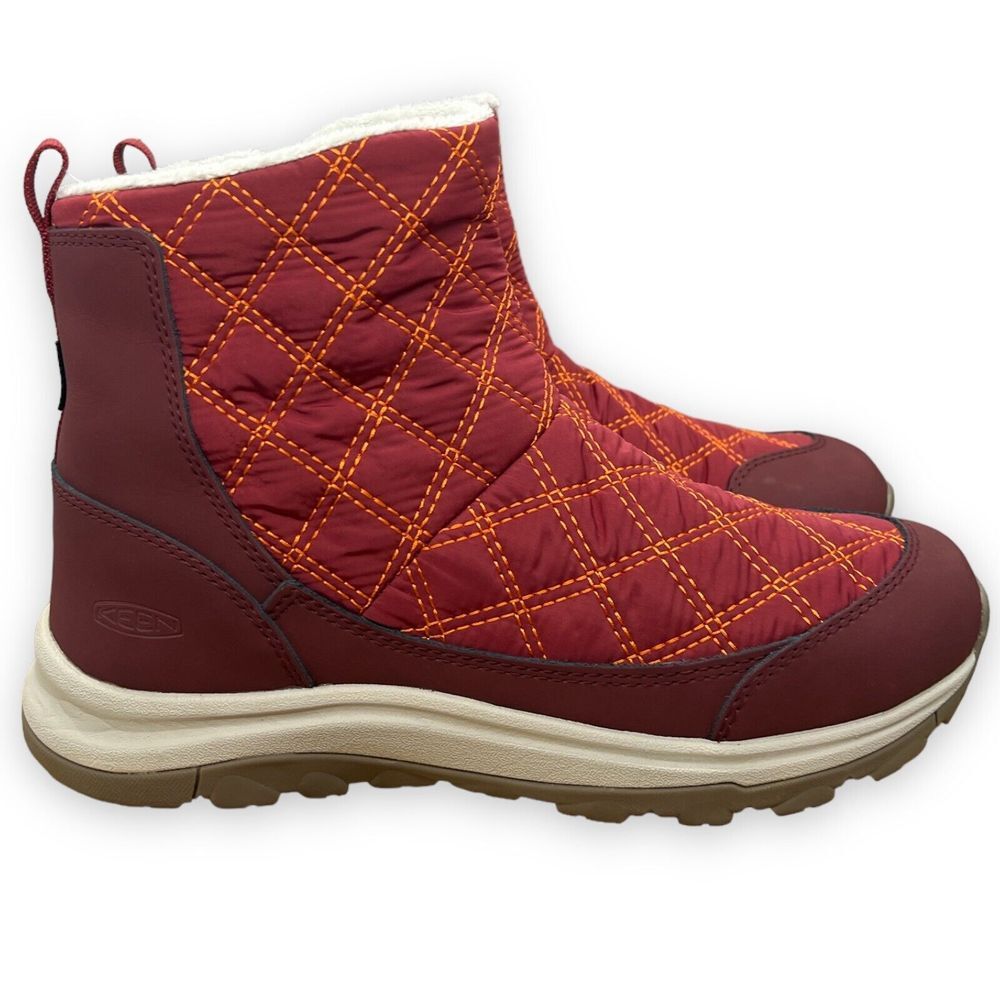 Stivali Keen donna 10 5 ruggine rabarbaro Andorra Terradora II invernali pull on