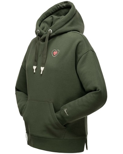 Navahoo Damen Kapuzenpullover Longsleeve Pulli Oversize Hoodie Sweater Goldfee - Bild 32 von 52