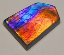 Natural Labradorite Slab, 1.25" - 9" High Flash Polish Labradorite, Pick a Size