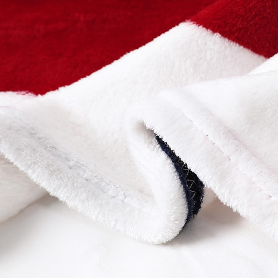 American Flag Blanket, Twin Size USA Throw Blanket 60x80 Inches, Gifts