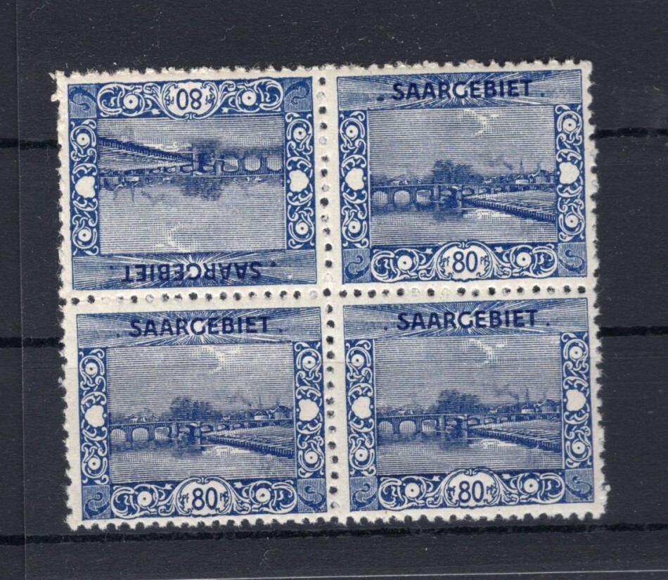 Saar 62KdrII Luxury** MNH Mint Never Hinged 120EUR (R2924